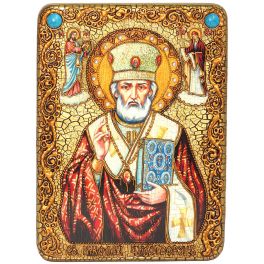 Подарочная икона «Николая Чудотворца» на доске