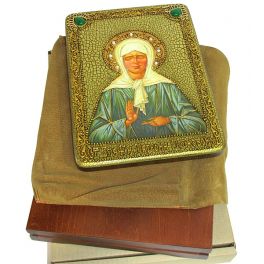Подарочная икона «Блаженная старица Матрона Московская», размер 21х29 см