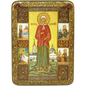 Подарочная икона «Святая Блаженная Ксения Петербургская» на доске