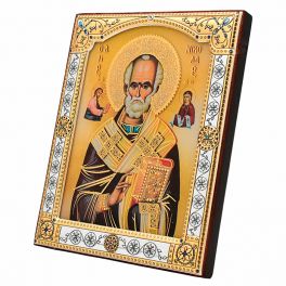 Настольная икона «Николай Чудотворец», 16х20 см