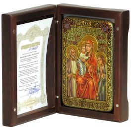 Настольная икона Пресвятой Богородицы «Трех Радостей»